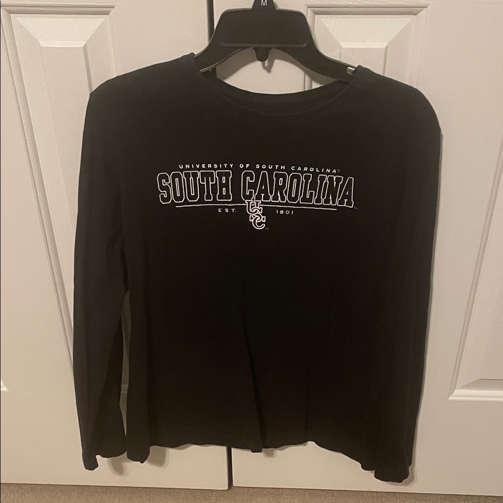 Jansport Women's Black SC Gamecocks Long Sleeve T-shirt Medium (Good)